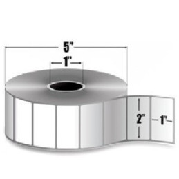 Zebra 10010039 Rollos de Etiquetas 2" x 1" Z-Select 4000D