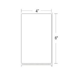 10005849 - Zebra Etiquetas 4" x 6" Z-SELECT 4000T REMOVABLE