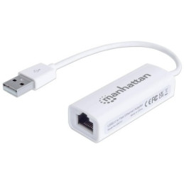 Adaptador MANHATTAN 506731 Fast Ethernet USB de Alta Velocidad