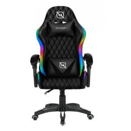 Silla Gaming Necnon NSG-RGB-1 | Iluminación RGB | Ajuste Lumbar | 180° Reclinable