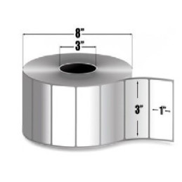 10011990 - Zebra Etiquetas 3" x 1" POLYPRO 3000T